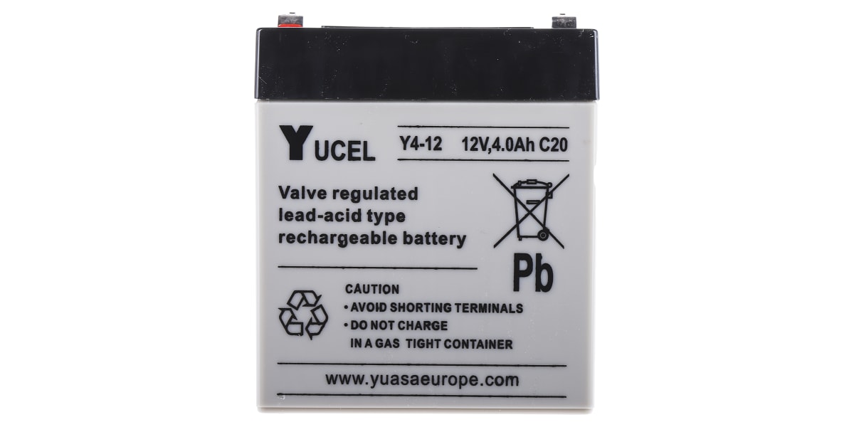 Product image for YUCELL LEAD BATTERY 4A 12V