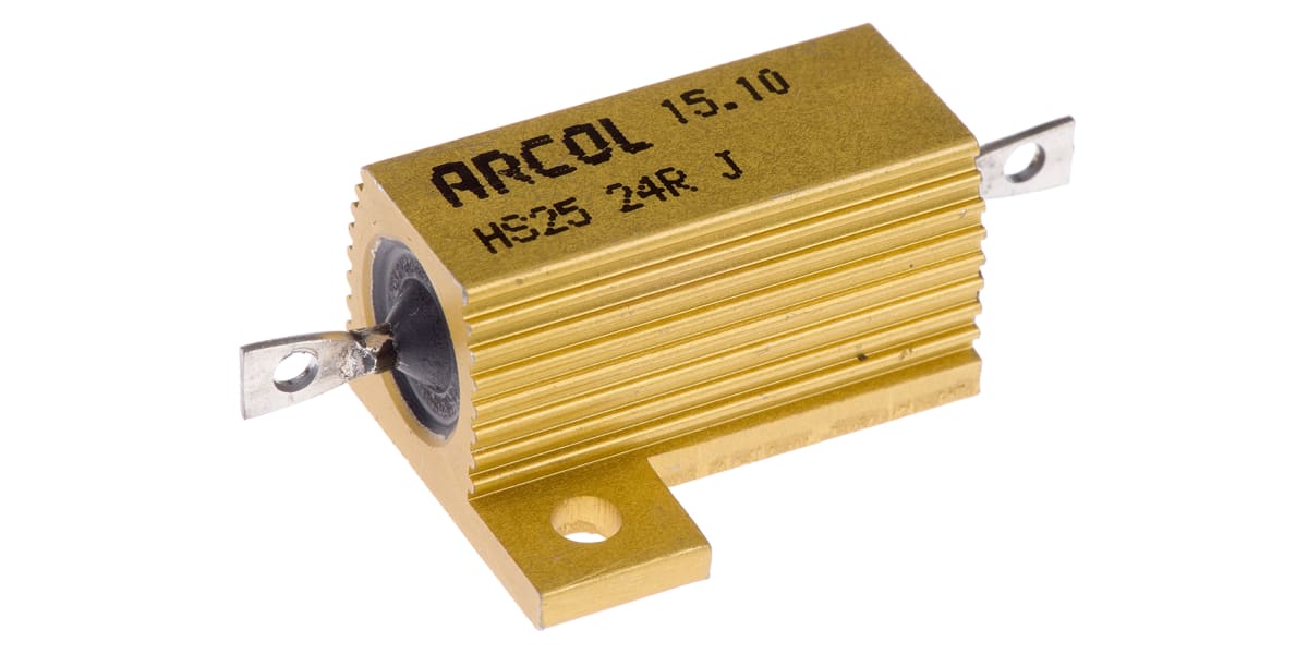 Product image for HS25 AL HOUSE WIREWOUND RESISTOR,24R 25W