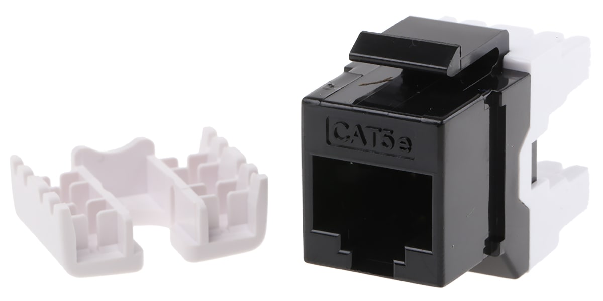 Product image for CAT.5E 19" -KEYSTONE,RJ-45 BLACK