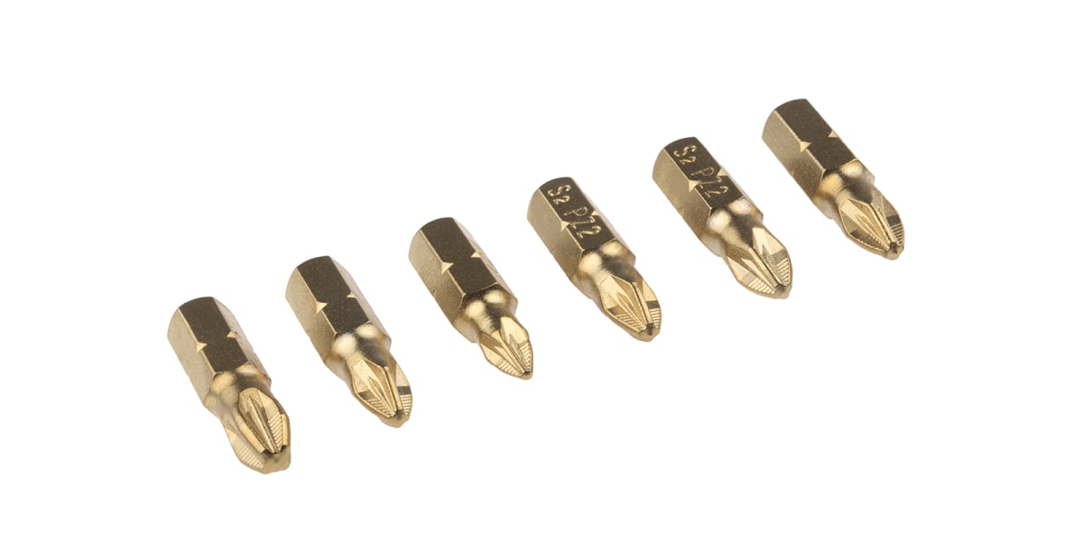 Product image for TiN coated bit set