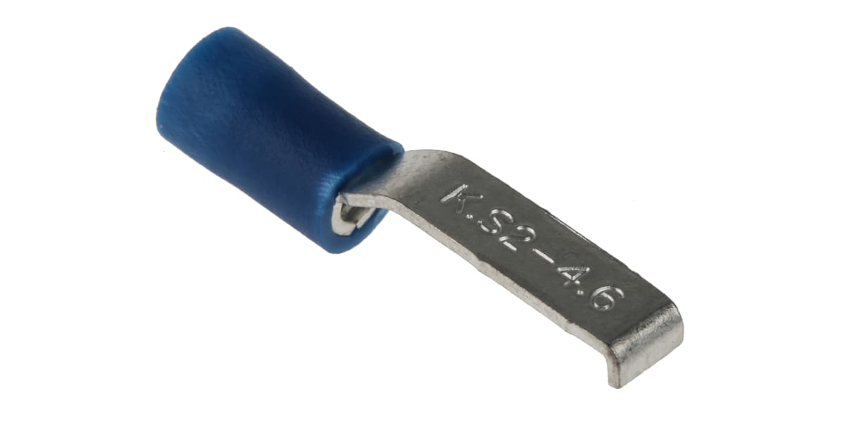 Product image for Blu hookblade crimp conn w/4.6mmPVCinsul