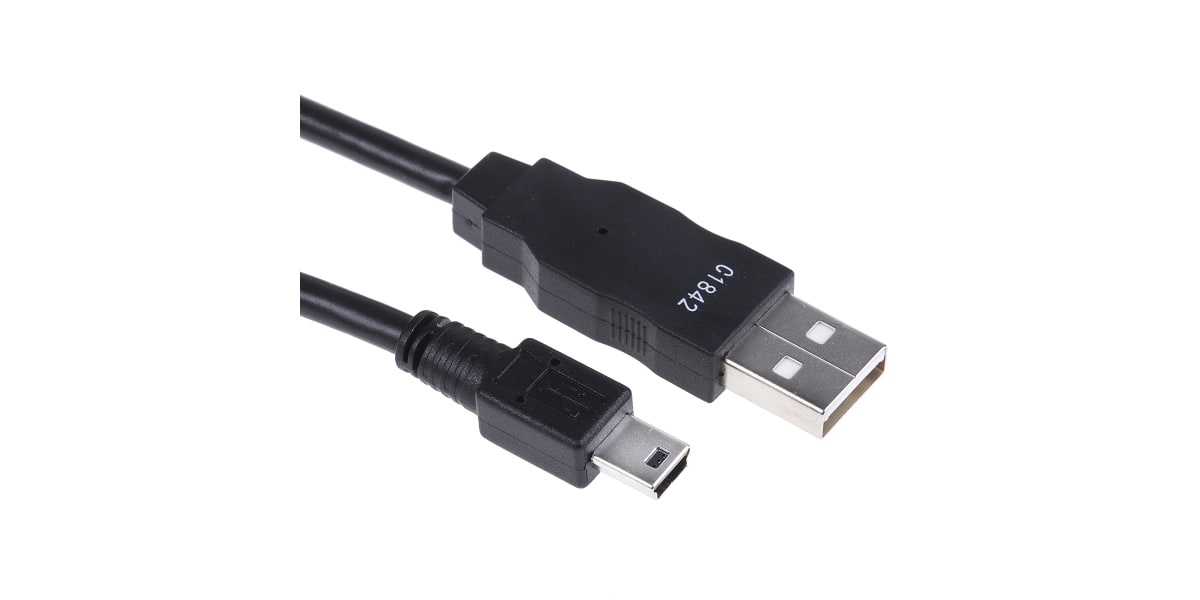 Product image for USB CABLE A/MINI-B L= 1M