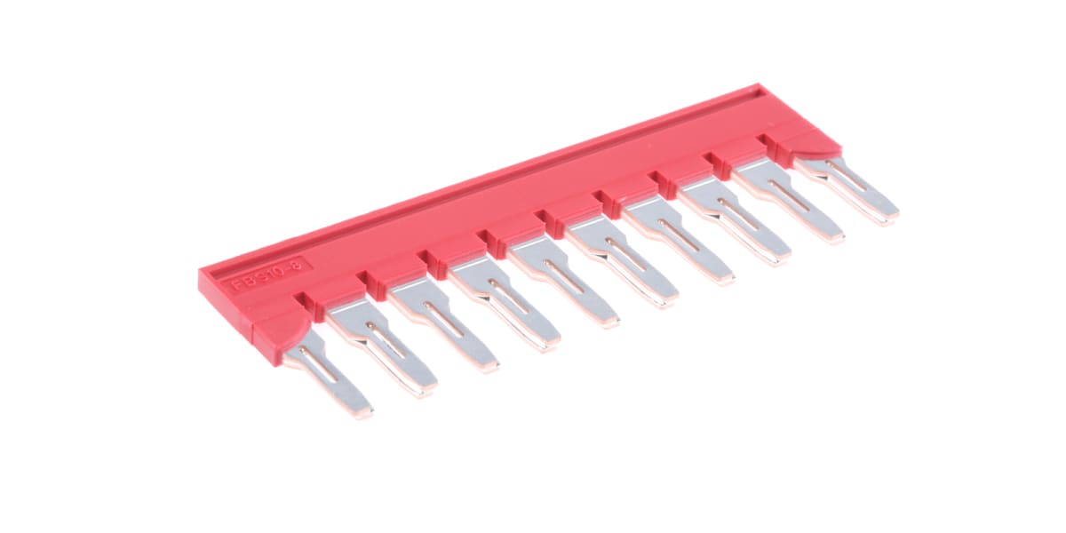 Product image for Plug-in Bridge, 10wayx8mm, red