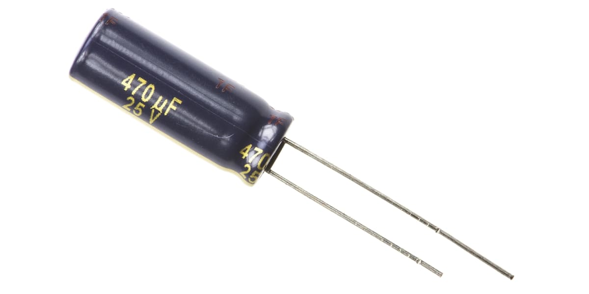 Panasonic FC Series 470uF 63v 105c Radial Electrolytic Capacitors - Low ESR (8pcs)