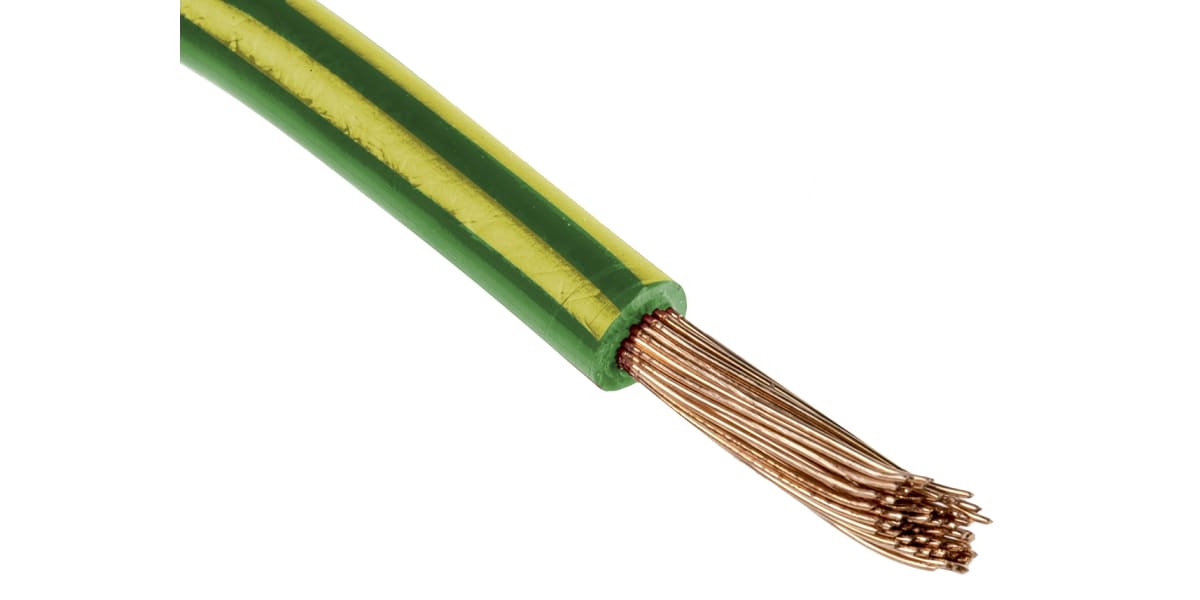 Product image for Grn/yel tri-rated cable 10.0 mmsq CSA