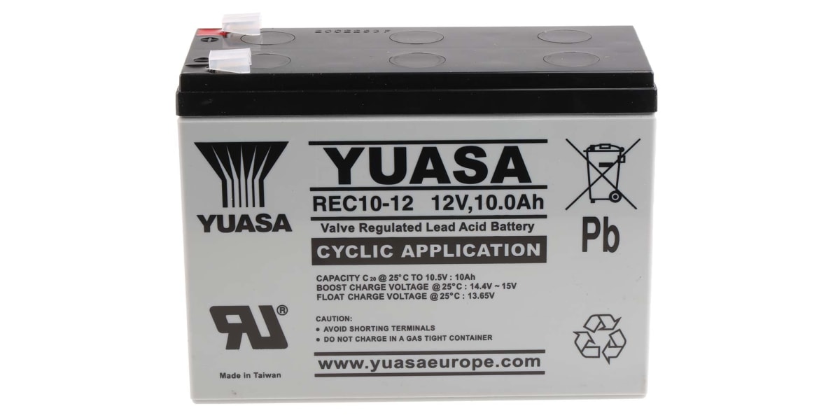 Product image for YUASA REC10-12 CYCLIC BATTERY