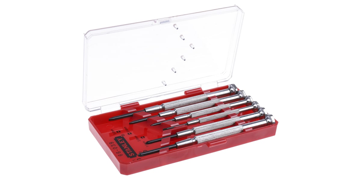 Product image for Screwdriver Set 6pc Precis Watchmaker