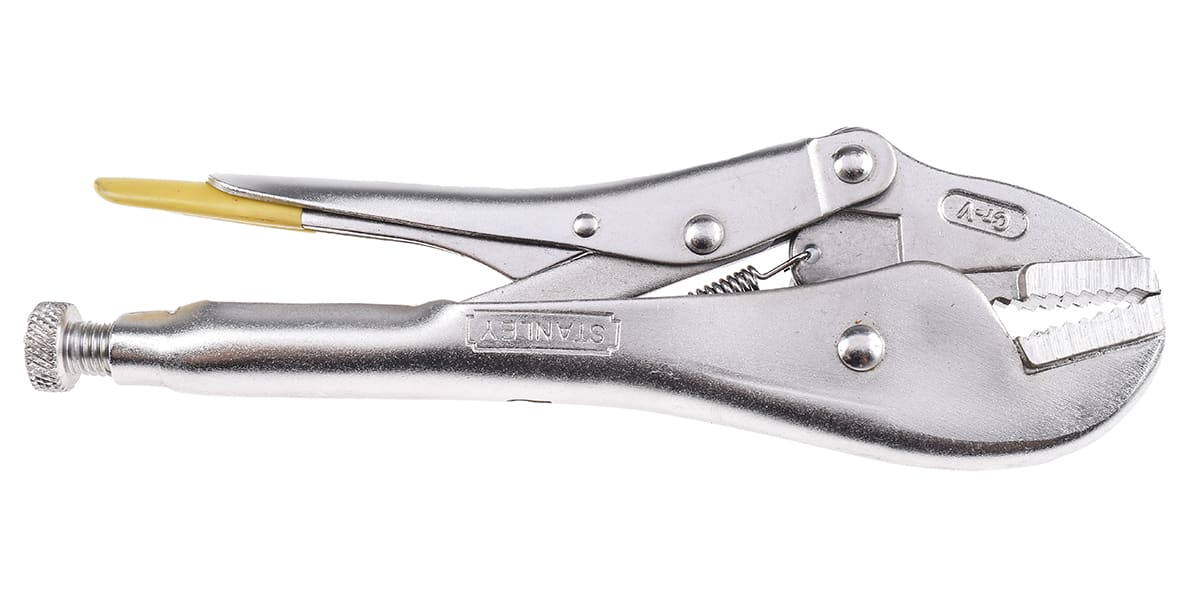 Product image for Stanley 225 mm Chrome Steel Locking Pliers