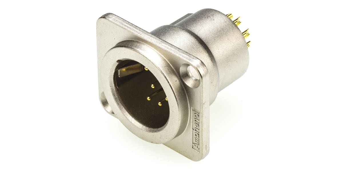 Product image for NICKEL 7 POLE D FLANGE PLUG