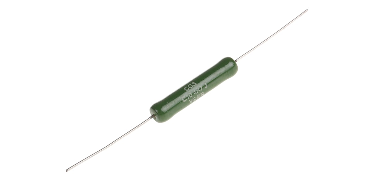 Product image for Vitreous Wirewound Resistor, 4R7 10W