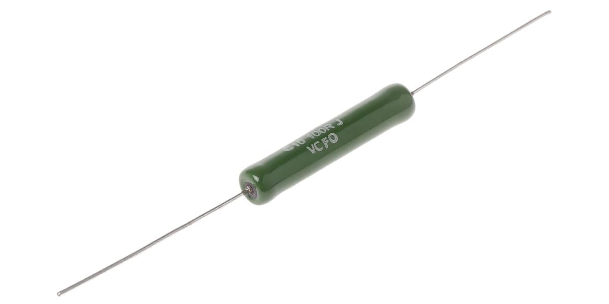 Product image for Vitreous Wirewound Resistor, 100R 10W