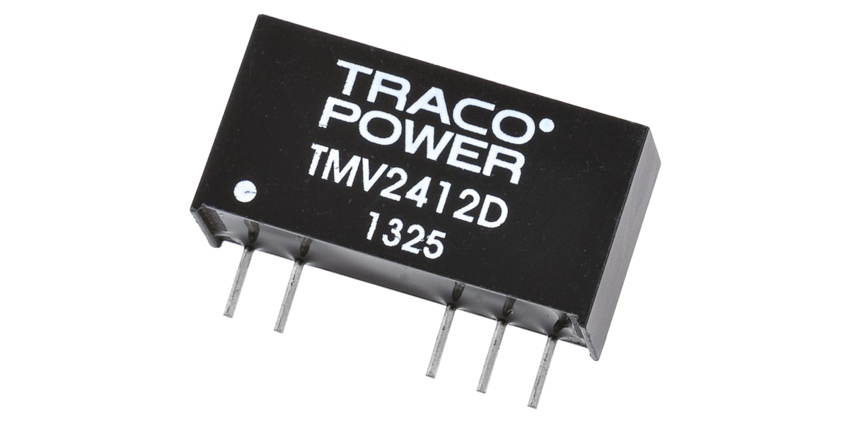 Product image for DC/DC CONVERTER,24VIN,+/-12VOUT 0.04A,1W