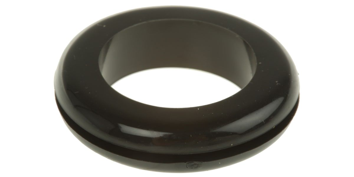 Product image for PVC Black grommet 29.9mm Bag 100