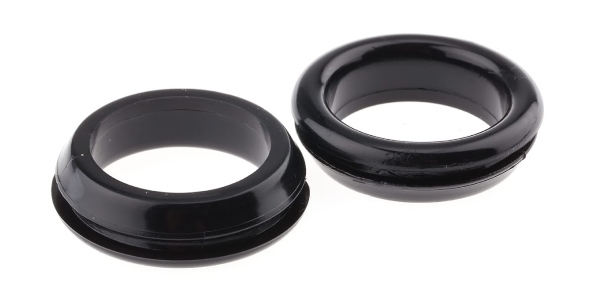 Product image for PVC Black grommet 30mm Bag 100