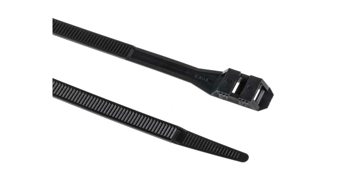 Product image for Black Nylon 66 Cable Ties 300x9mm