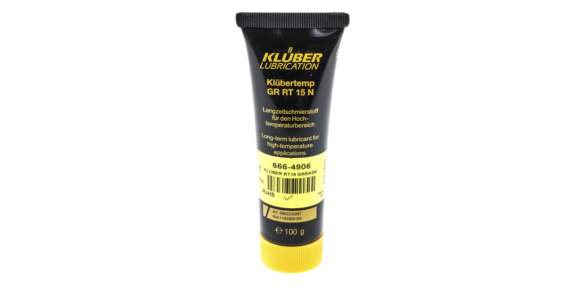 Product image for Klüber Perfluoropolyether Grease 100 g KLÜBERTEMP GR RT 15 Tube