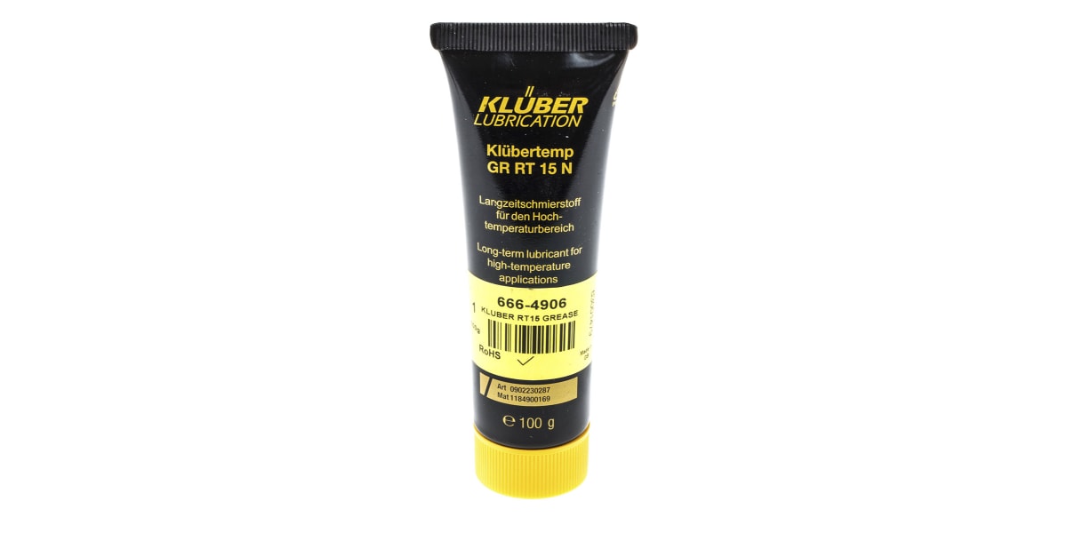 Product image for Klüber Perfluoropolyether Grease 100 g KLÜBERTEMP GR RT 15 Tube