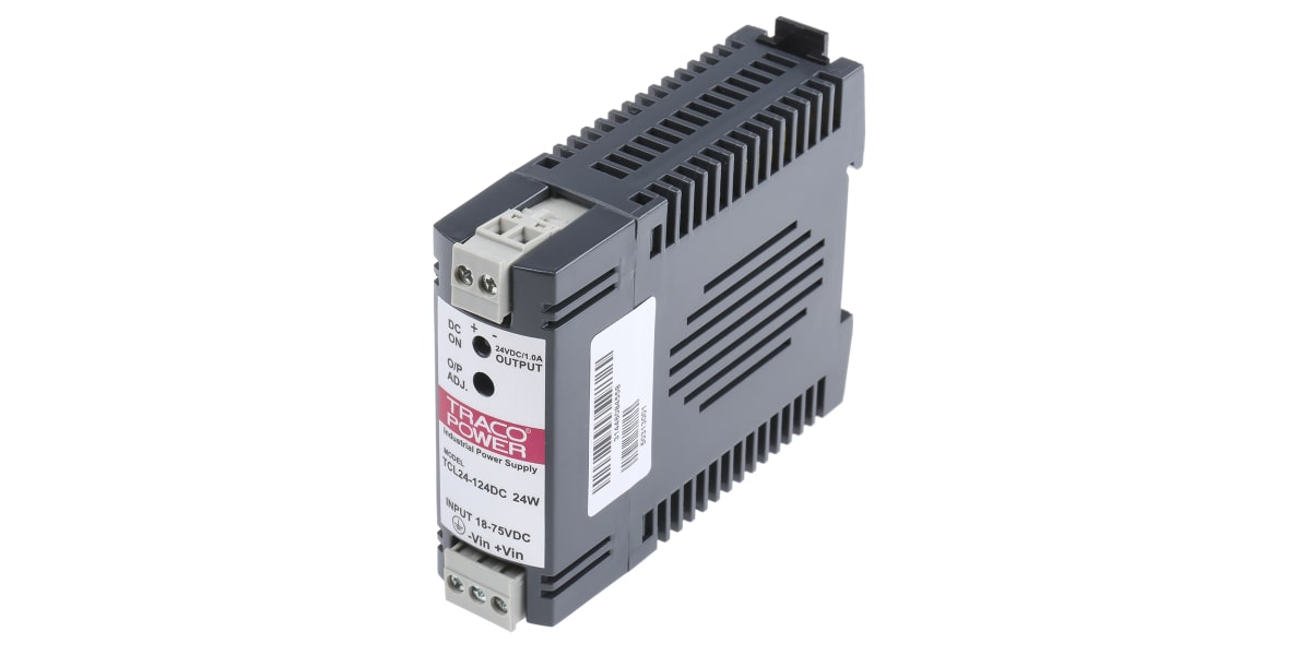 Product image for Power Supply,DIN rail,DC/DC,24W