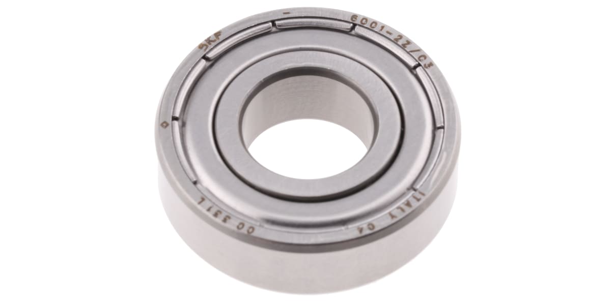 Product image for Bearing, ball, shield, 12mm ID, 28mm OD