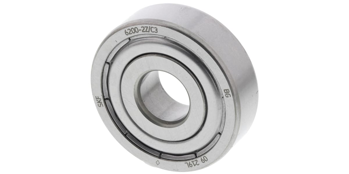 Product image for Bearing, ball, shield, 10mm ID, 30mm OD