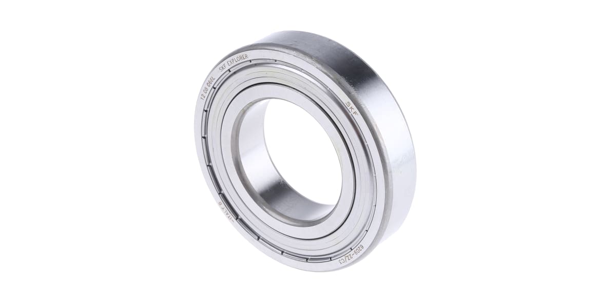 Product image for Bearing, ball, shield, 45mm ID, 85mm OD