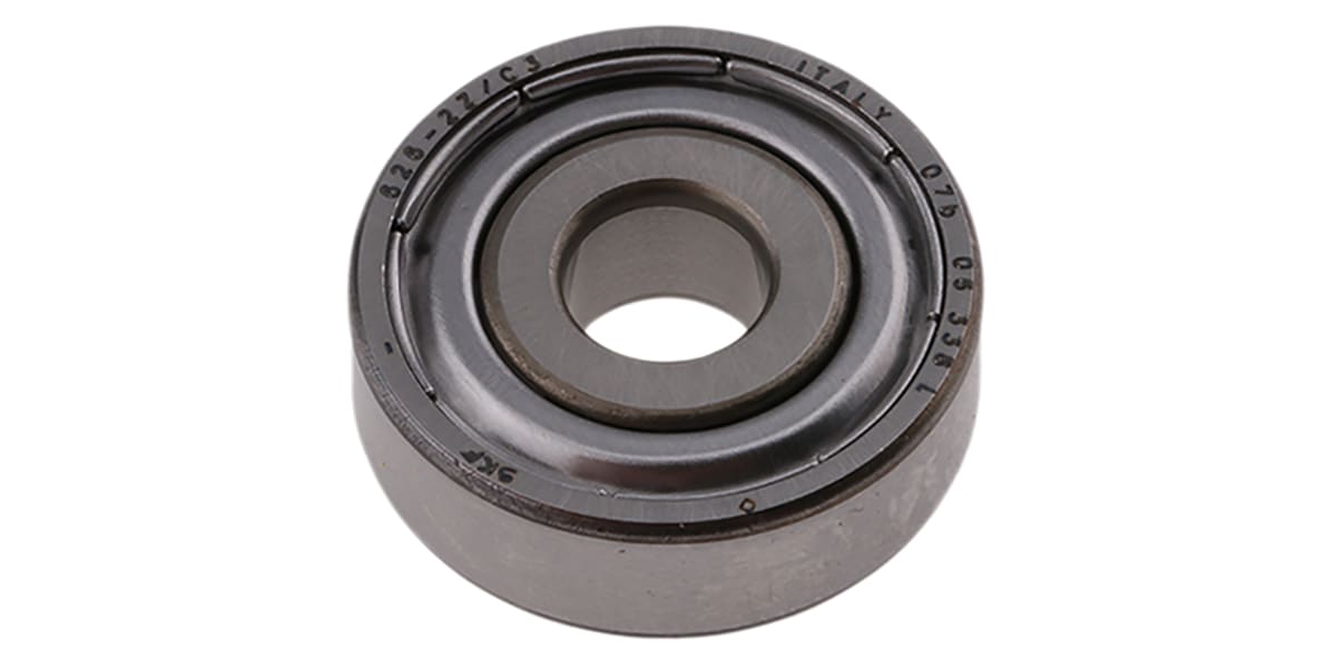 Product image for Bearing, ball, shield, 6mm ID, 19mm OD