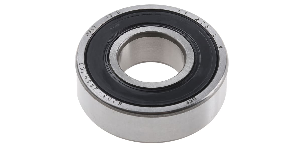 Product image for Bearing, ball, sealed, 17mm ID, 40mm OD