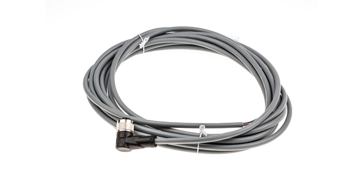 Product image for 4-PIN M12 ANGLED WITH 5M PVC CABLE