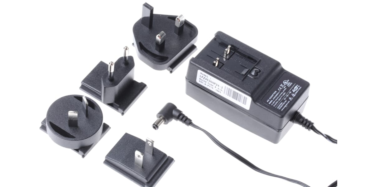 Product image for POWER SUPPLY,PLUG TOP,ERP,24V,1.25A,30W