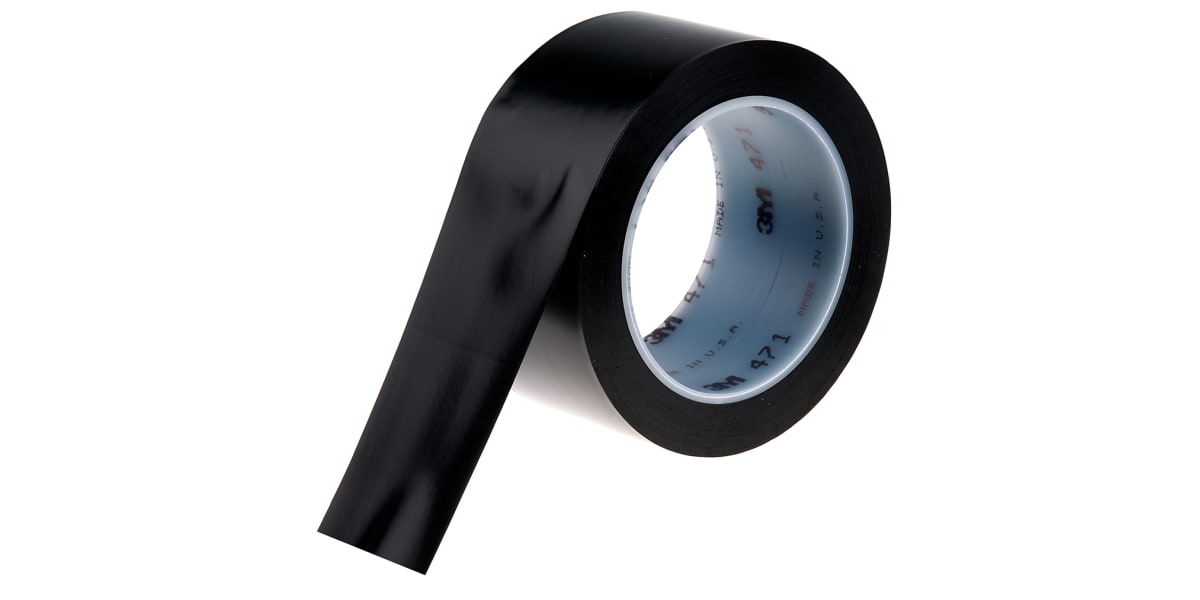 Product image for Vinyl tape 50 mm x 33 mm, black