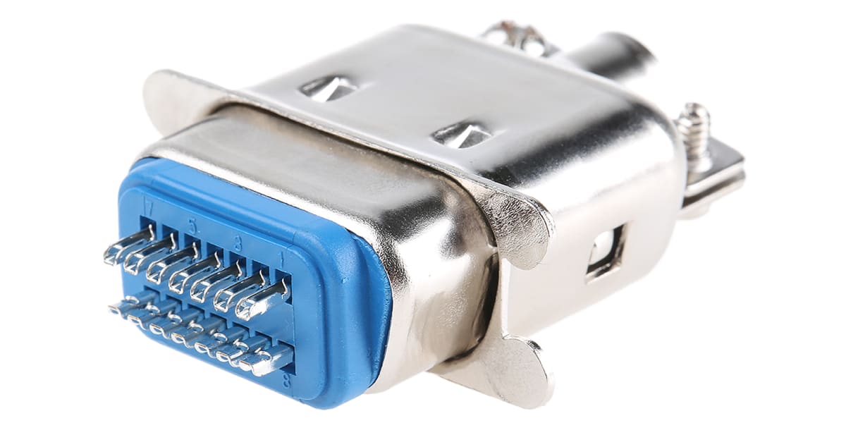 Product image for 14W CENTRONICS PLUG WITH METAL BACKSHELL