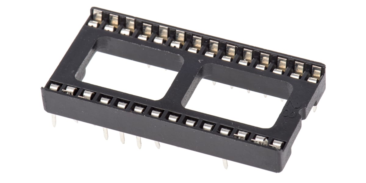 Product image for 28W IC SOCKET STAMPED CONTACTS