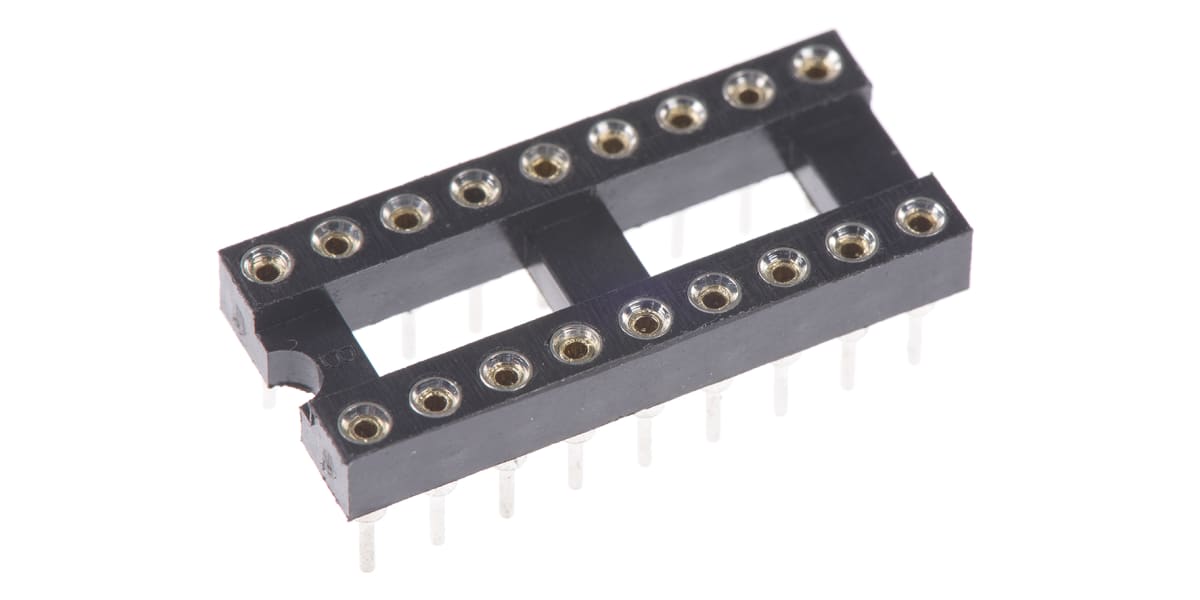 Product image for 18W IC SOCKET MACHINED CONTACTS