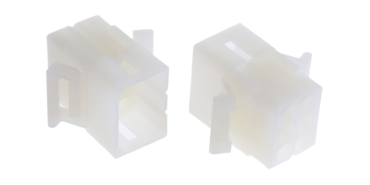 Product image for 2.36mm,housing,plug,panel mnt,2row,6way