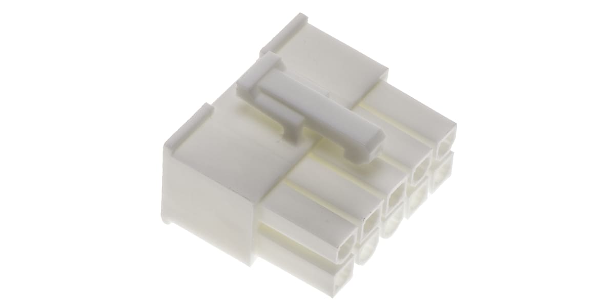 Product image for 10 way receptacle,Mini-Fit Jr,dual row