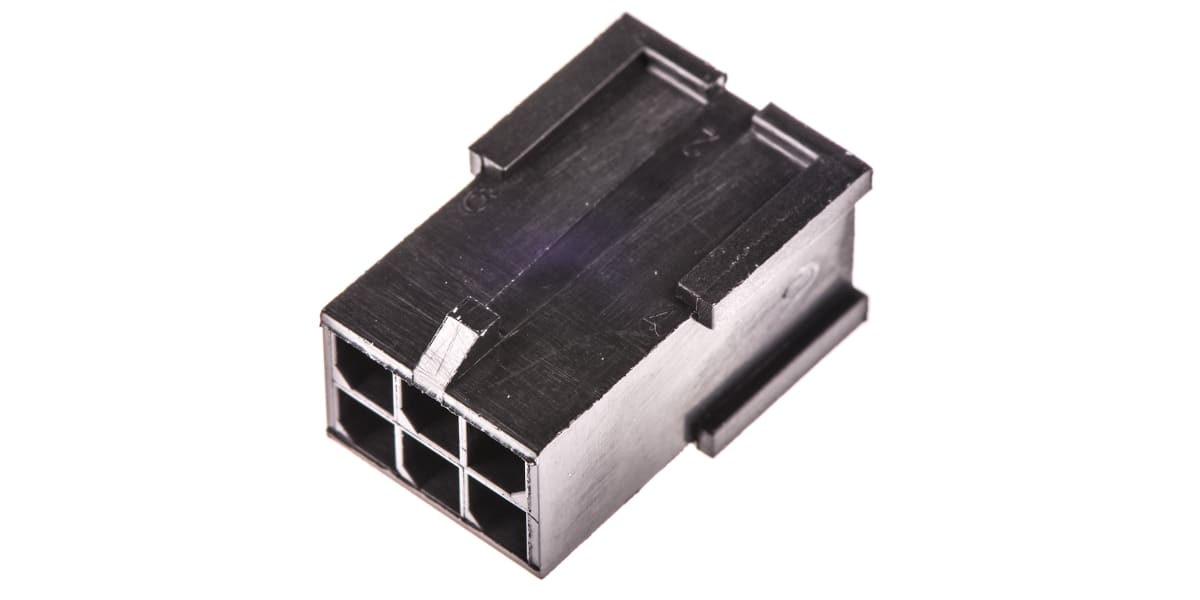 Product image for Housing,plug,micro Mate-n-lok,2 row,6Way