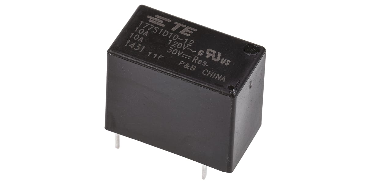 Product image for PCB RELAY SPST-NO 10A 12VDC THRU HOLE
