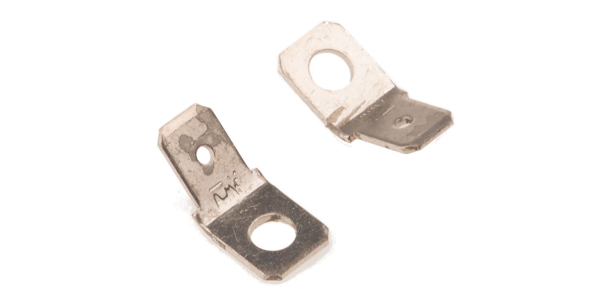 Product image for Tab terminal, stud mount,FASTON 250, 45°