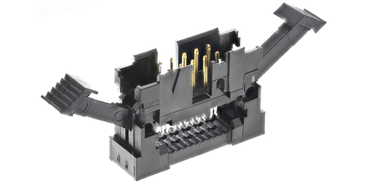 Product image for Ribbon Cable Conn. Plug ,10 way,2.54mm