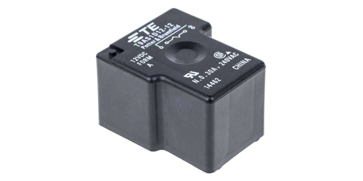 Product image for Relay,SPST-NO,thro hole,30 A,12 Vdc