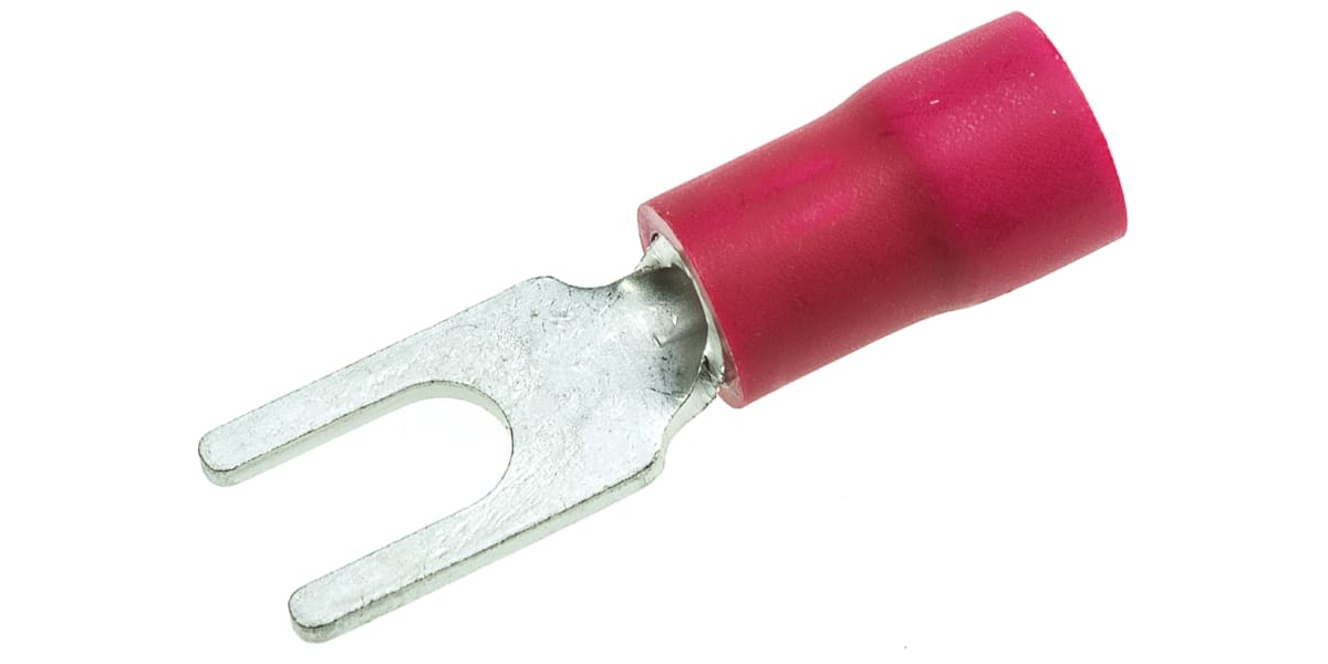 Product image for CRIMP TERM FORK RED 3.2MM 5.6 WIDTH