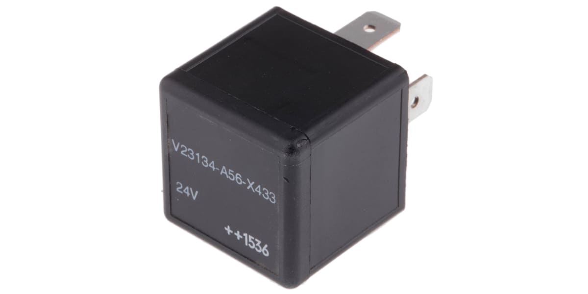 Product image for Power relay,24V,30A,SPCO,QC,Res 1200 Ohm