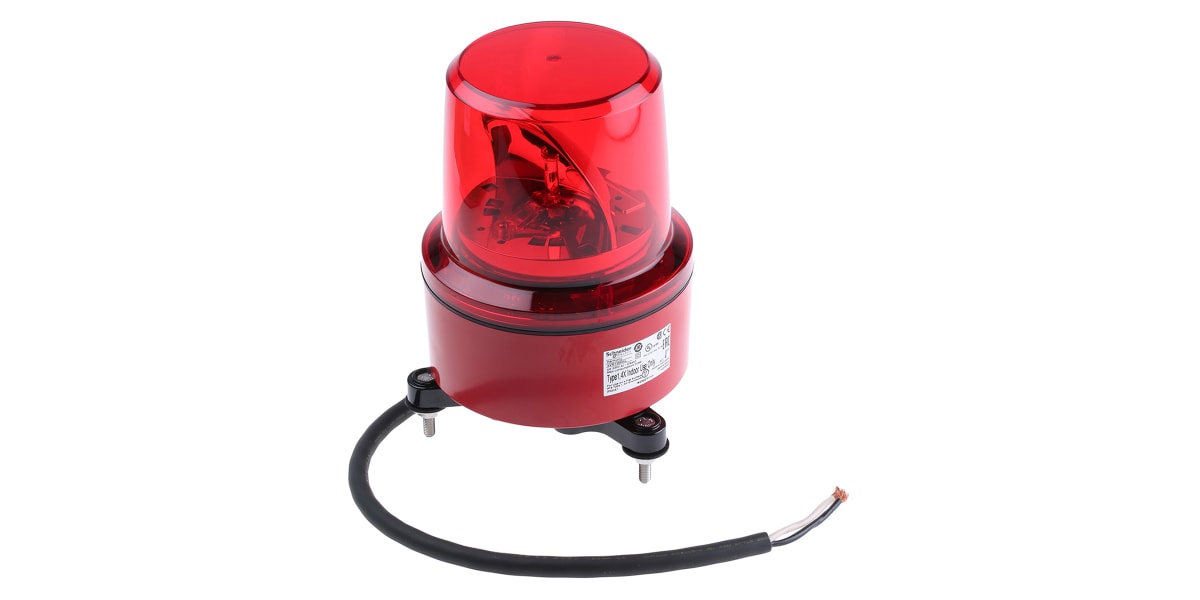 Product image for Beacon, rotating, LED, Red, 230V