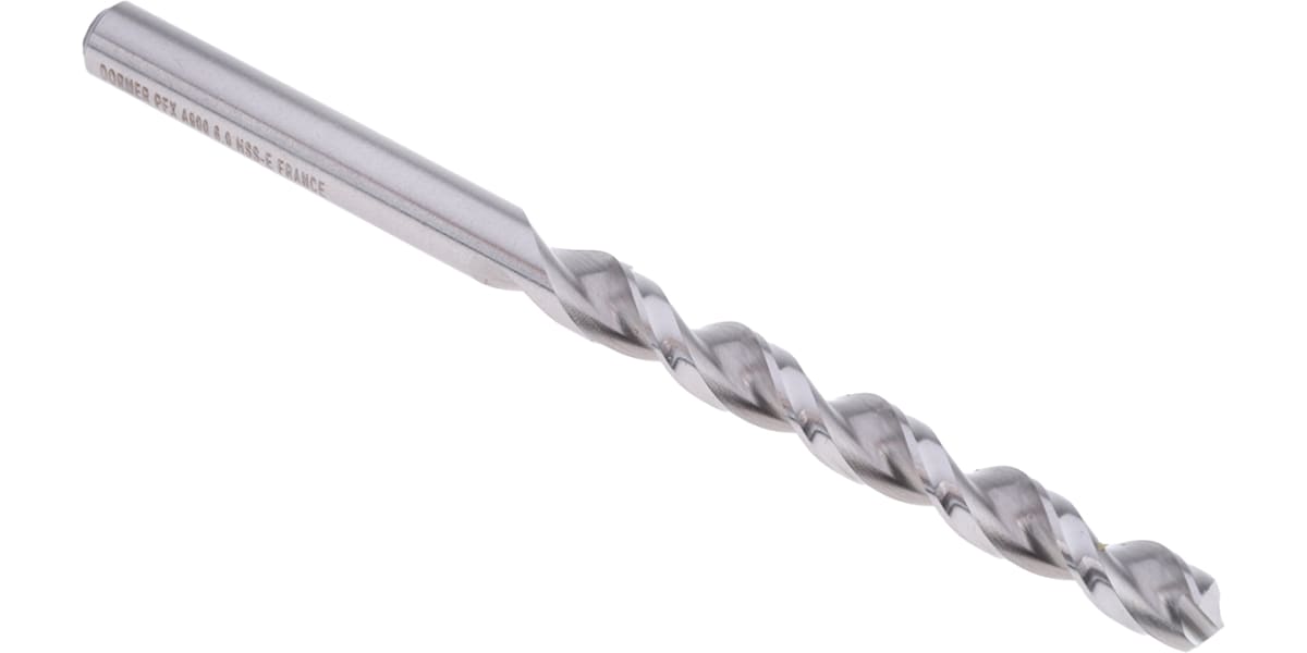 Product image for Dormer HSCo Twist Drill Bit, 6mm x 93 mm