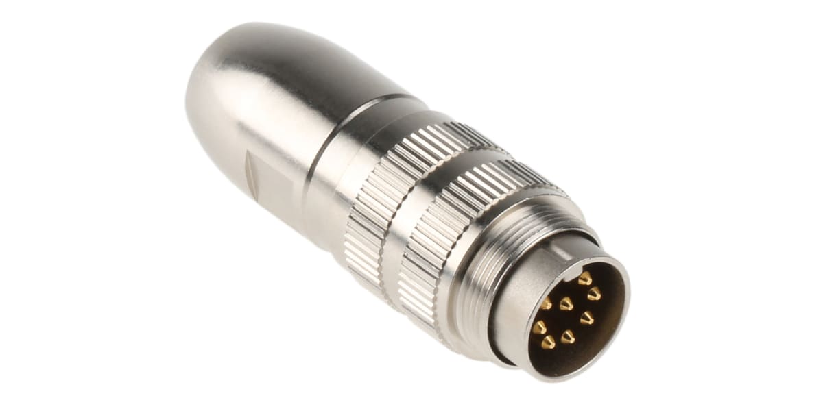 Product image for Lumberg 8 Pole Din Plug, DIN EN 60529, 5A, 60 V ac IP68