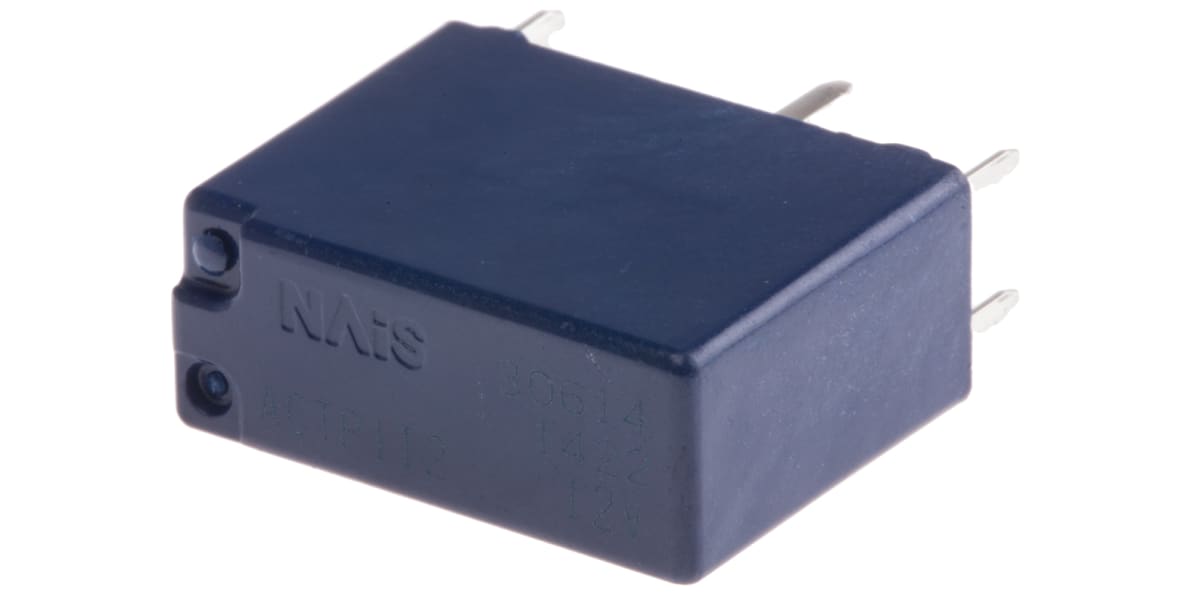 Product image for PCB relay,SPDT, 30A 12Vdc, 7.2Vdc pickup