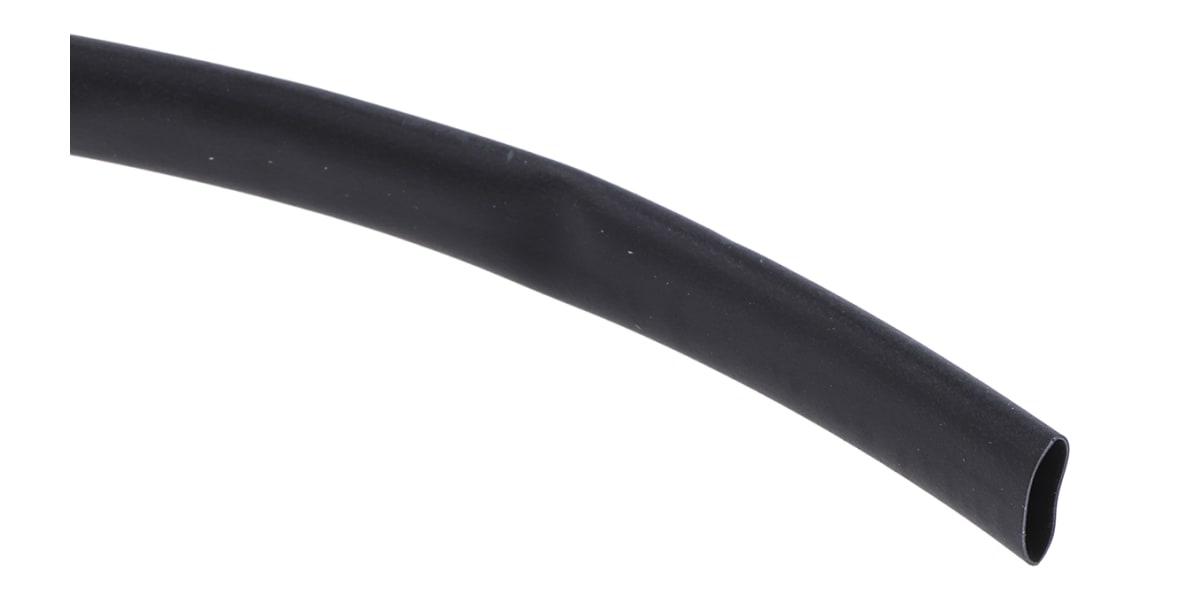 Product image for Black low shrink temp tube 4.8mm i/d