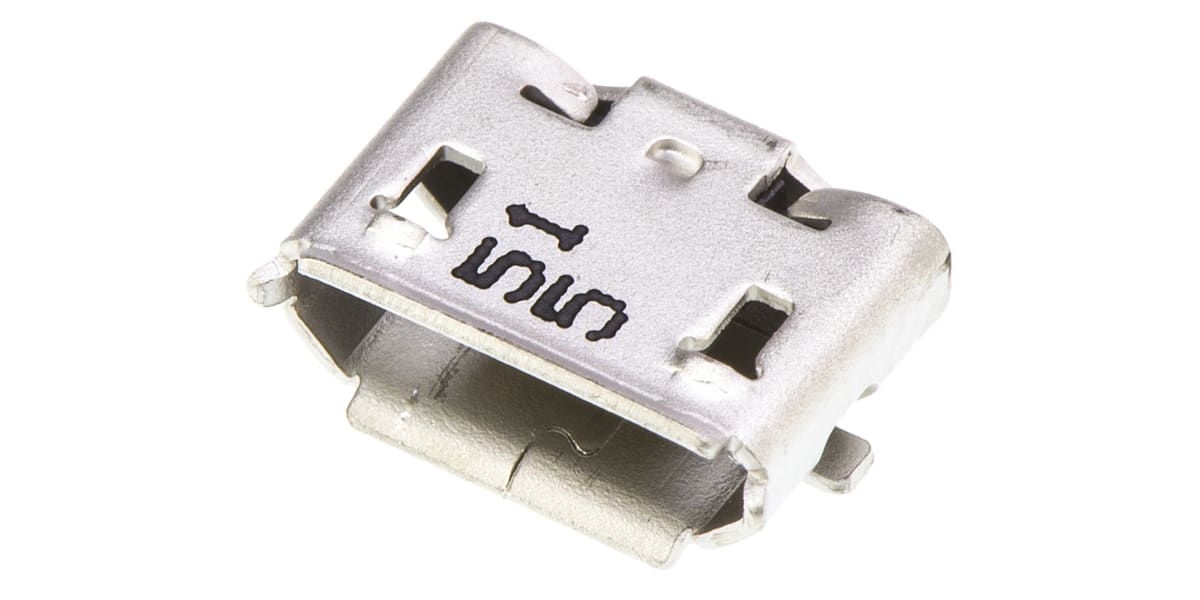 Product image for MICRO-USB B RECEPTACLE SMT BOTTOM MOUNT