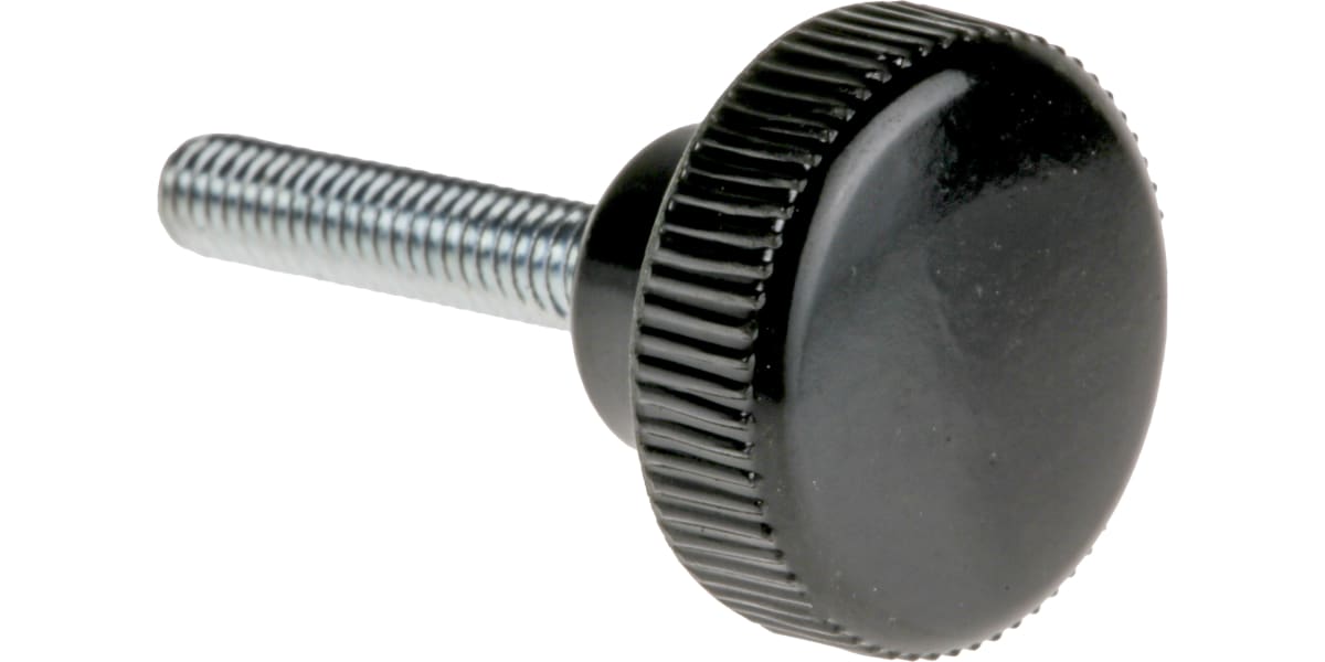 Product image for Knurled Torque Knob M4 x 20,18mm dia.