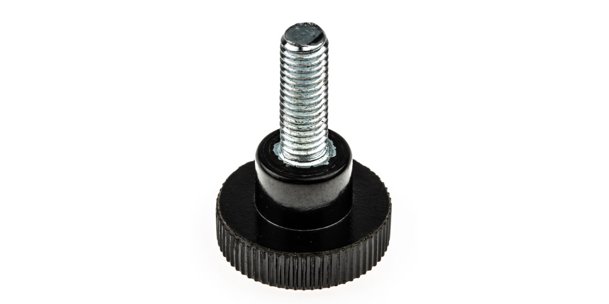 Product image for Knurled Torque Knob M5 x 15,18mm dia.